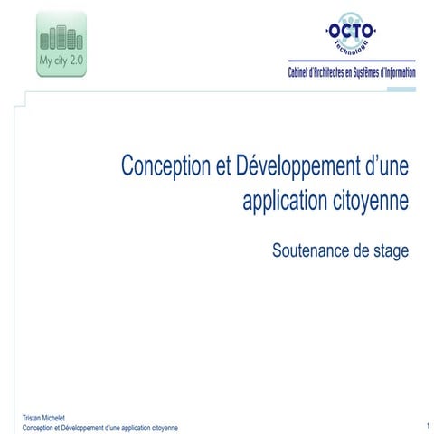 Soutenance de stage Octo Technology