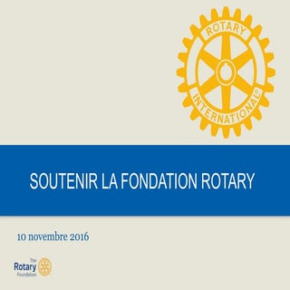Soutenir la Fondation Rotary