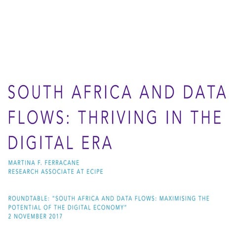 South Africa & Data Flows