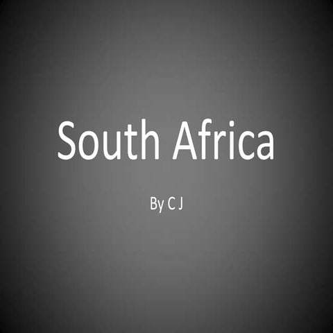 South africa by cj