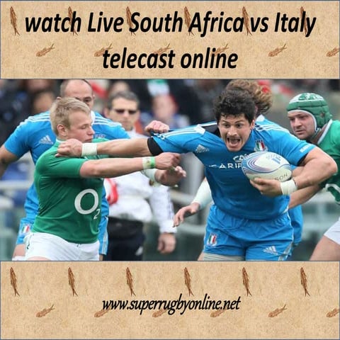 Live rugby south africa vs italy 22 nov | PPTX