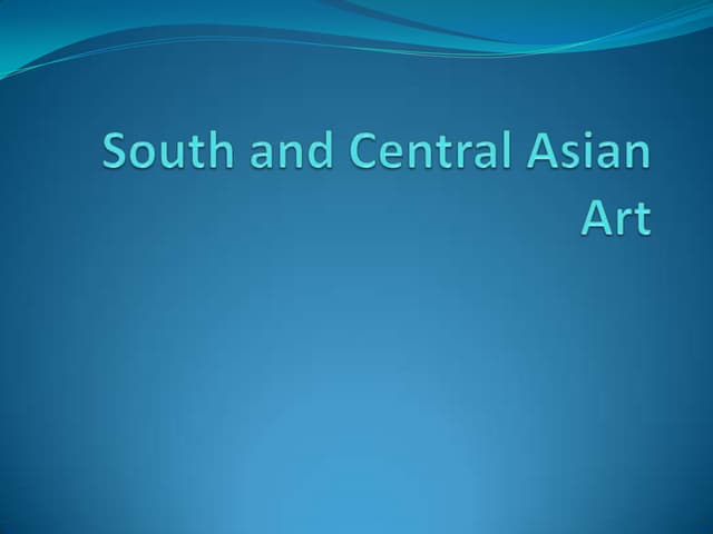 South and central asian art