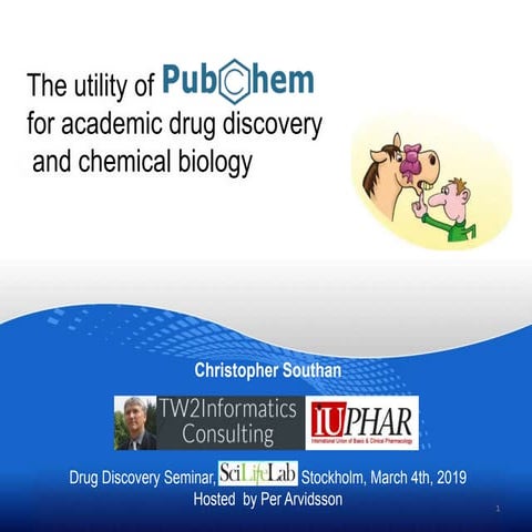 PubChem for drug discovery and chemical biology