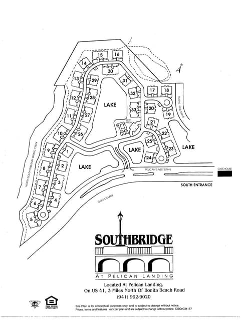 Southbridge At Pelican Landing Site Plan Naples Florida PDF Phpapp02 Thumbnail 