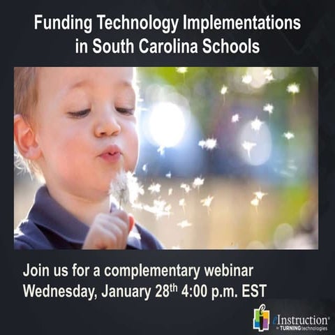 South carolina funding technology webinar