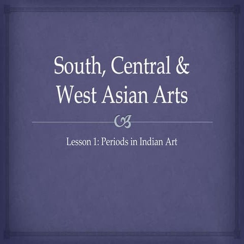 Arts of South, Central and West Asia | PDF