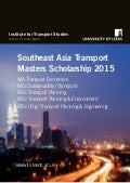 Southeast Asia Transport Masters Scholarship 2015. pdf