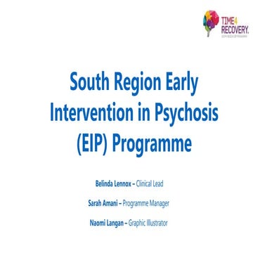 Early Intervention in Psychosis Programme Briefing March 2017