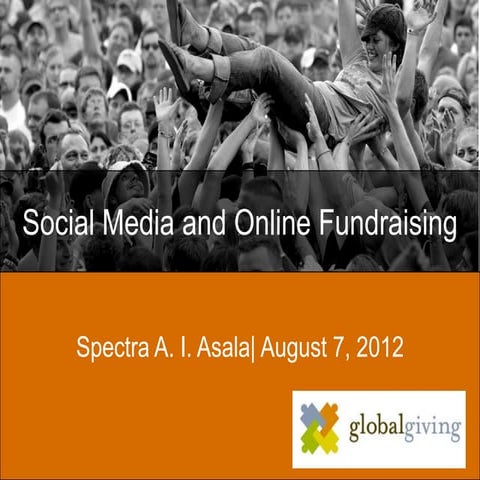 Southern african online fundraising workshop presentation