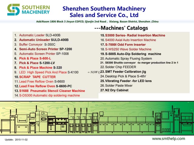 One stop solution for PCBA SMT manufacturing