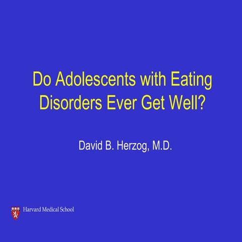 Do Adolescents with Eating Disorders Ever Get Well?