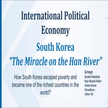 South  korea the miracle on the han river