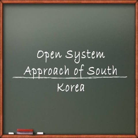 South korea's Educational system