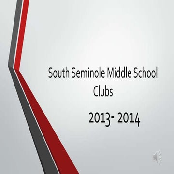 South Seminole Middle School Clubs