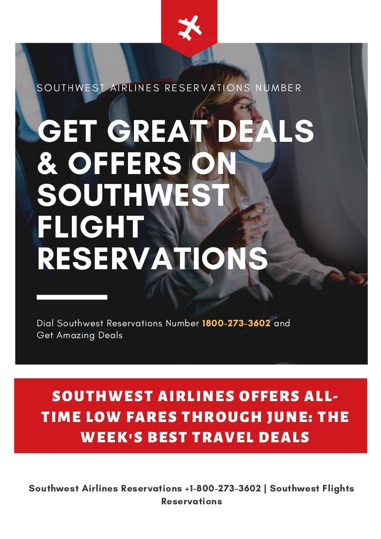 Southwest Airlines Reservations +18002733602 Southwest Flights R…