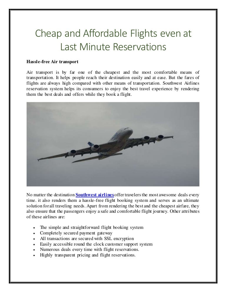 southwest cheap deals