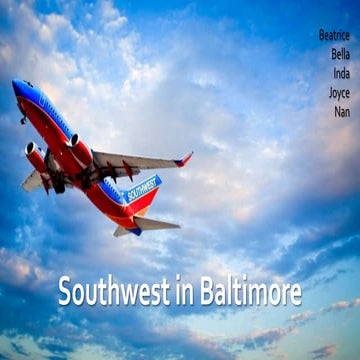 Southwest Airlines in Baltimore
