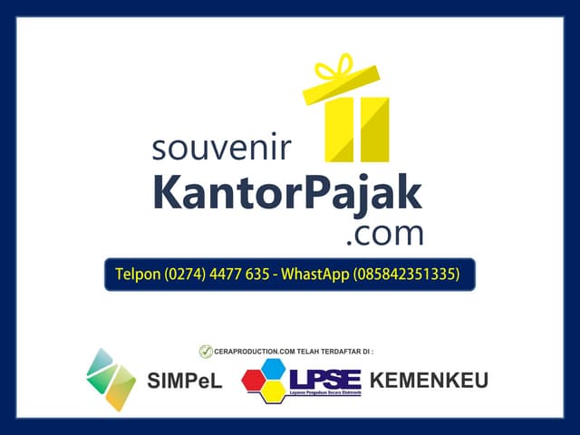 Souvenir kantor pajak profile