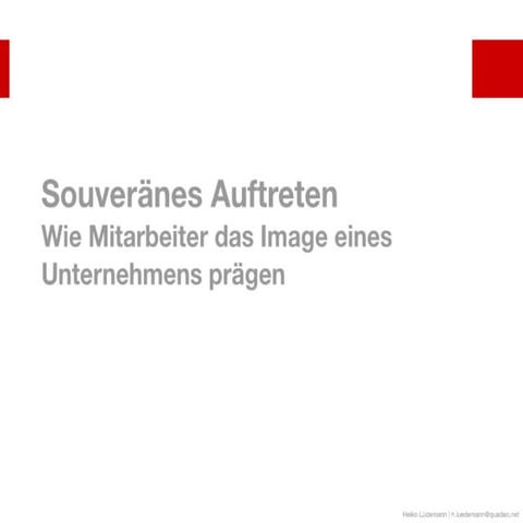 Souveraenes Auftreten - Web 2.0