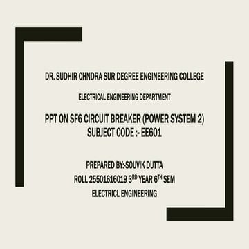 sf6 circuit breaker
