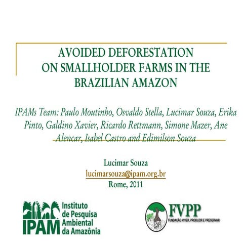 Souza ipam methods ws oct 2011