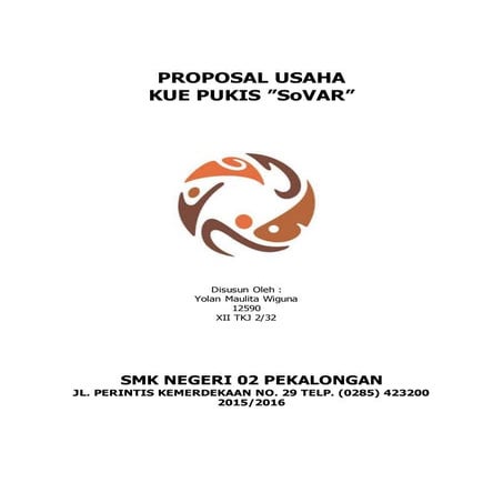 Proposal Usaha Kue Pukis