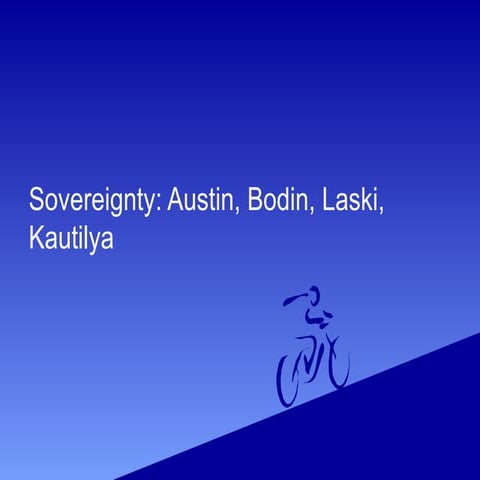 Theory of sovereignty | PPTX