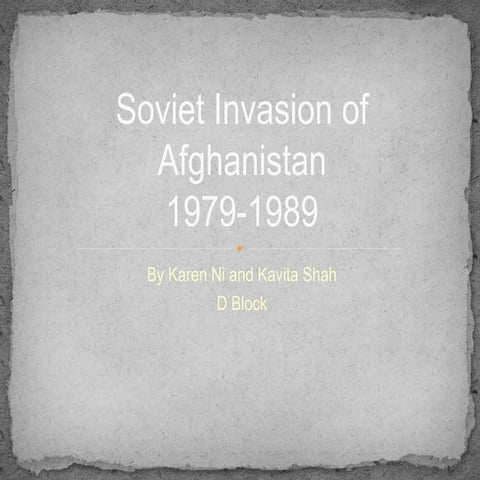 Soviet afghan war final