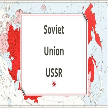 History of the Soviet Union - Short version | PPTX