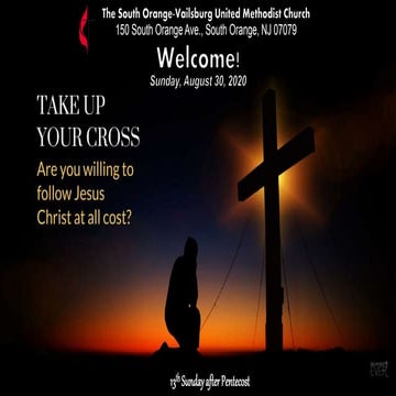 "Follow the Instructions to the Cross" (8/30/20)