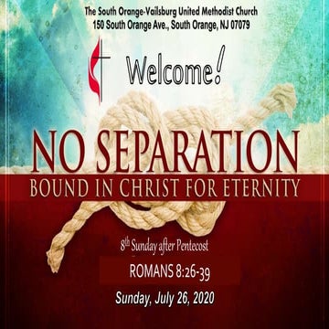 "Nothing Can Separate Us From God's Love" (7/26/20)