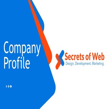 Secrets Of Web Company Profile