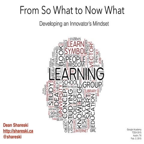 From So What to Now What