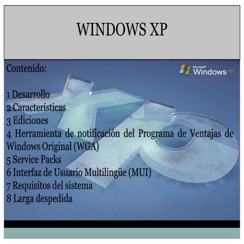 Windows xp presentacion | PPTX