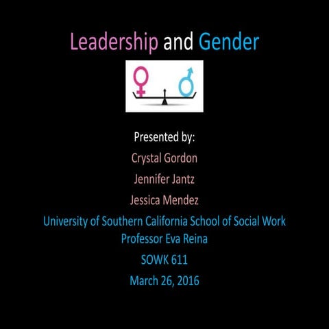 Gender & Leadership