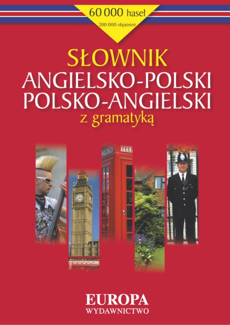 Słownik angielsko polski polskoangielski z gramatyką ebook