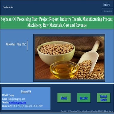Soybean Oil Market | Price, Processing Plant Report