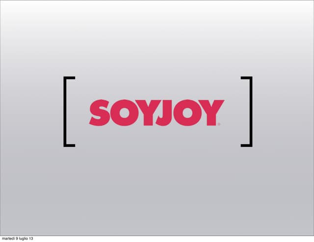 IED - Progettazione 3 - SoyJoy