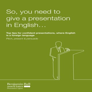 So, you are giving a presentation i...