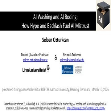 AI Washing and AI Booing: Understanding the Cycle of AI Mistrust in ...