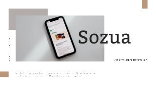 Sozua Presentation : Light Color Theme