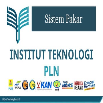 mata kuliah sistem pakar materi pertemuan pertama