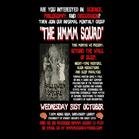 Night Visitors, Alien Abduction and Sleep Paralysis