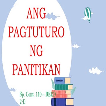 Sp. Cont 110 Pagtuturo ng Panitikan sa Elem.pptx