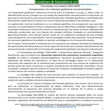 Sp deteccion espectral de resonancia -magnetica nuclear comparacion con la sismica