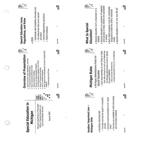 Special Education in Michigan