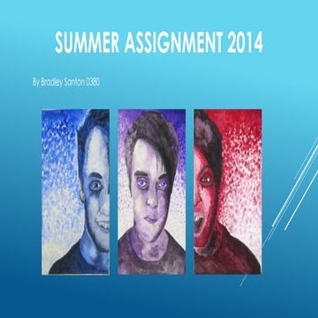 Self Portraits presentation