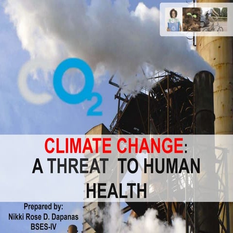 Climate Change: A Threat  to Human Health