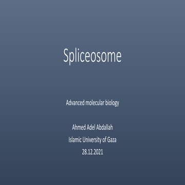 Spliceosome