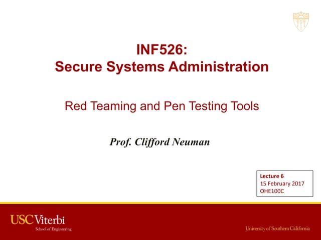 Hacking - penetration tools